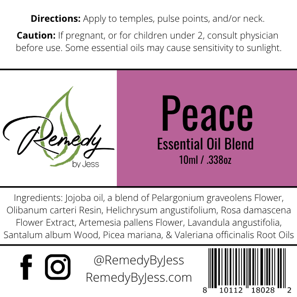 **NEW** Peace Essential Oil Roller