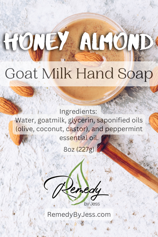 Honey Almond Goat Milk Hand Soap