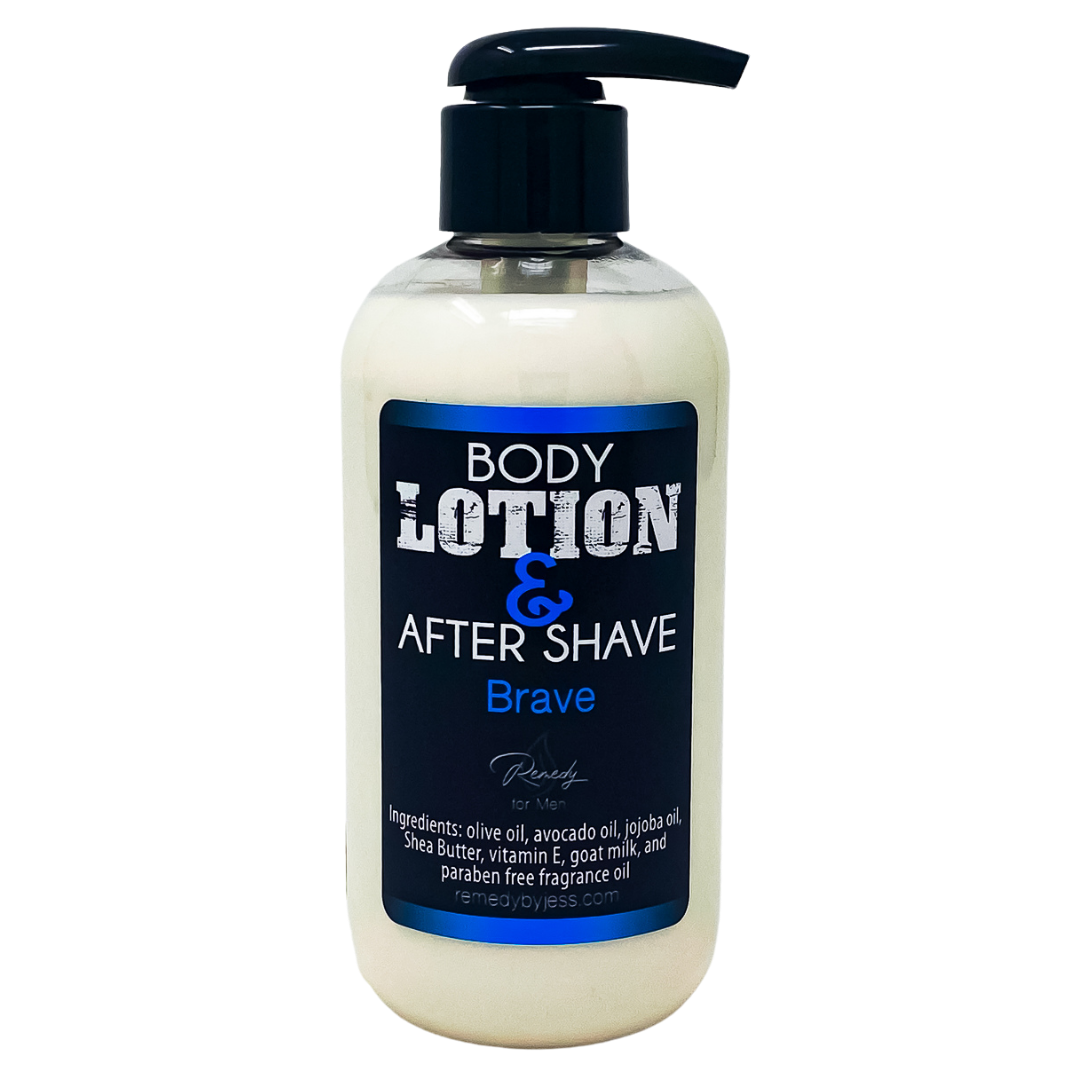 Brave Men's Body Lotion & After Shave